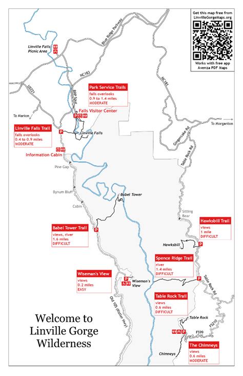 Welcome to Linville Gorge - LGMAPS Linville Gorge Maps