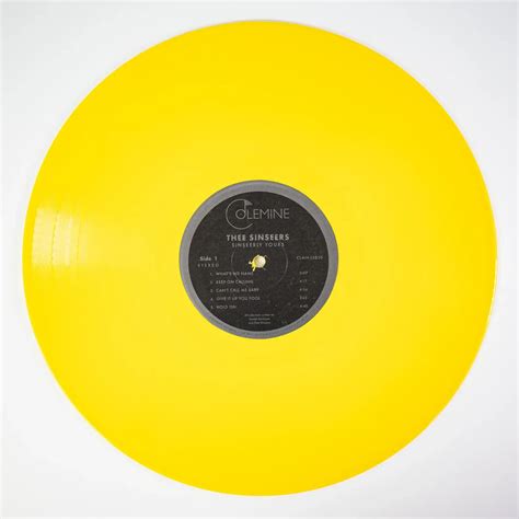 Thee Sinseers: Sinseerly Yours (opaque yellow vinyl) [COLEMINE] - Kops Records