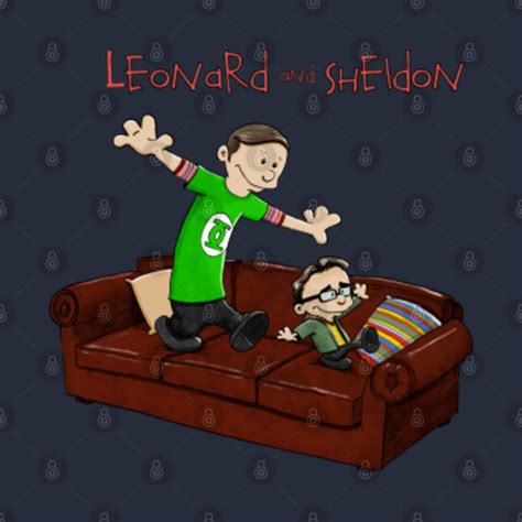 Sheldon and Leonard - Tv - T-Shirt | TeePublic