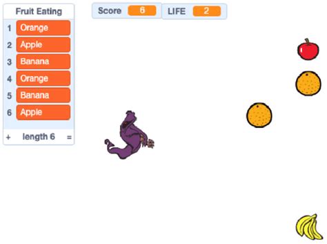 Implementing a Scratch game project | Download Scientific Diagram