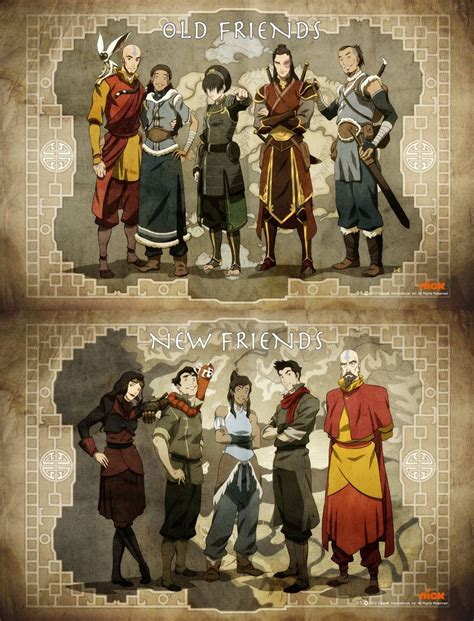 Old generation of Team Avatar and New Generation : TheLastAirbender ...