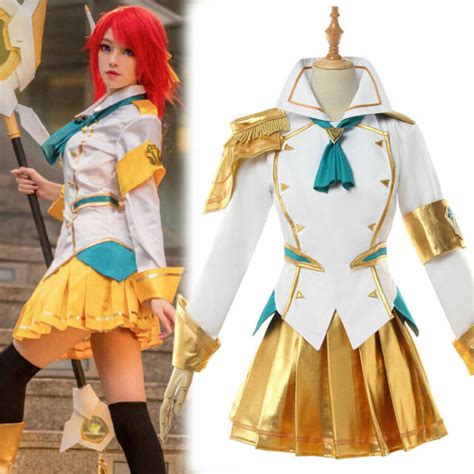 LOL Battle Academia Lux Prestige Outfit Dress Full Sets Costume Uniform Cosplay | eBay