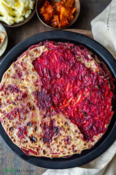 Beetroot Paratha - Shweta in the Kitchen