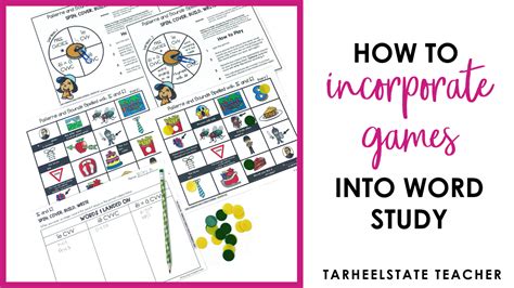 6 Ways to Incorporate Games into your Word Study Block — Tarheelstate Teacher