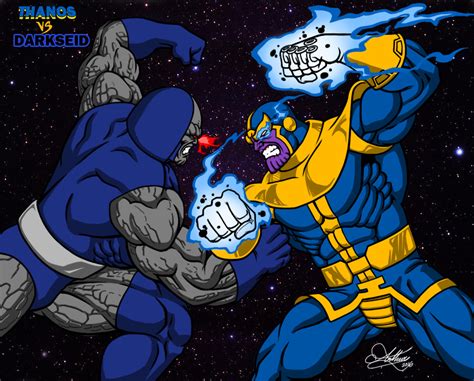 Darkseid vs Thanos by Kaywest on DeviantArt