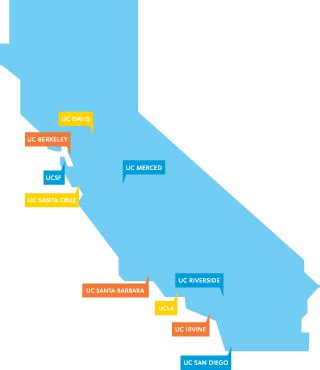 University Of California Campuses Map