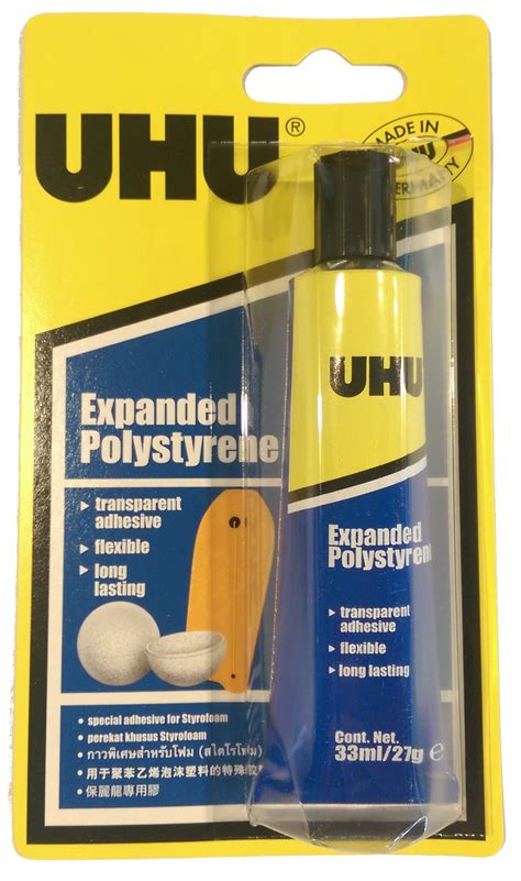 1 x UHU Por Expanded Polystyrene Glue for Depron and EPP foam | eBay