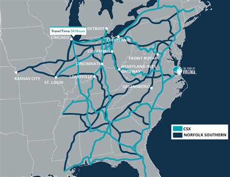 Norfolk Southern Route Map - Aleece Lorianne