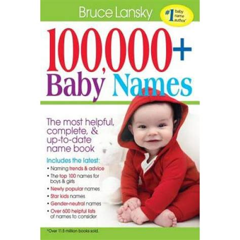 100,000 + BABY NAMES:The Most Complete Baby Name Book, Pre-Owned ...