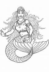 Free Printable Mermaid Coloring Pages For Kids sketch template