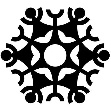 snowflake icon - Clip Art Library