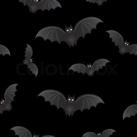 Seamless background with bats for Halloween | Stock Vector | Colourbox