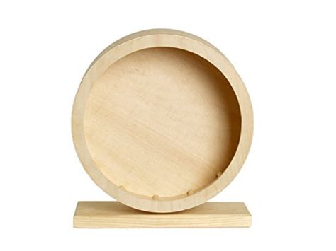 Natural Living Wooden Hamster Wheel (20cm)