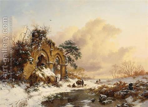 Snowy Landscape Painting at PaintingValley.com | Explore collection of ...