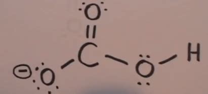 acid base - In the bicarbonate ion, why can the hydrogen not bond to the carbon? - Chemistry ...