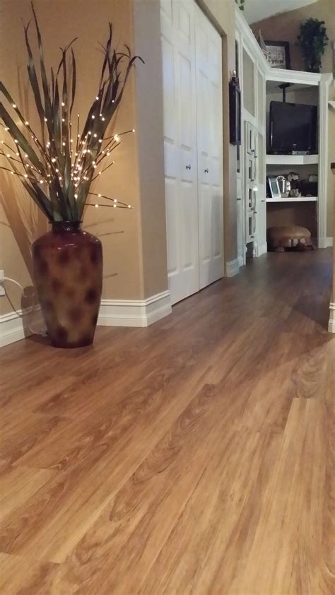 New Engineered Vinyl Plank flooring called Classico Teak from Shaw that we recently installed ...