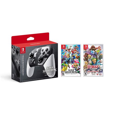 Nintendo Super Smash Bros. Ultimate Edition Switch Pro Controller ...