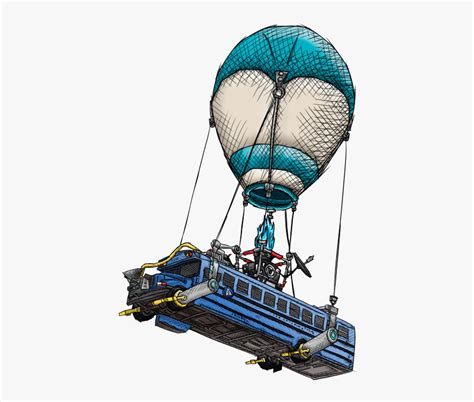 Fortnite Battle Bus Transparent & Png Clipart Free - Fortnite Battle ...