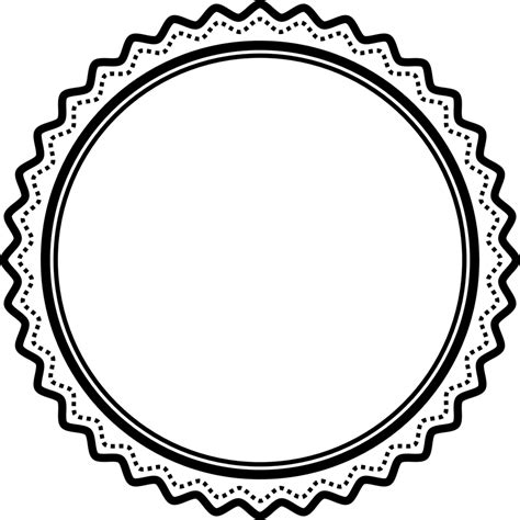 Public Domain Clip Art Image | Fancy Badge 2 | ID: 13925235613090 ...