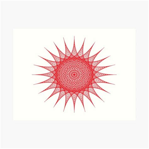 "RED STRING ART Abstract Art" Art Print for Sale by BruceALMIGHTY ...