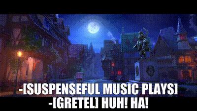 YARN | -[suspenseful music plays] -[Gretel] Huh! Ha! | Secret Magic Control Agency | Video gifs ...