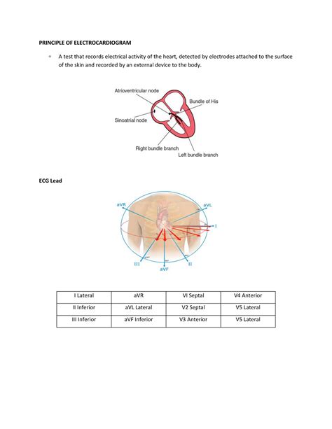 Principle OF Electrocardiogram - PRINCIPLE OF ELECTROCARDIOGRAM A test that records electrical ...