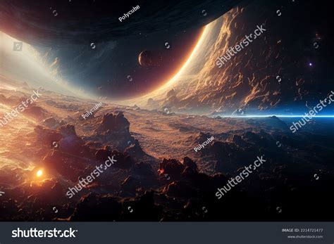 Planet About Destroy Concept Art Background Stock Illustration ...