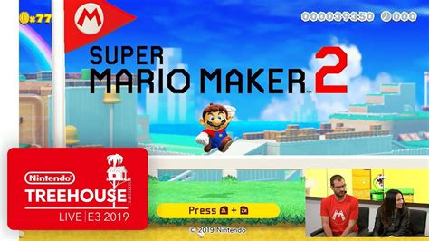 Super Mario Maker 2 Gameplay Pt. 1 - Nintendo Treehouse: Live | E3 2019 ...