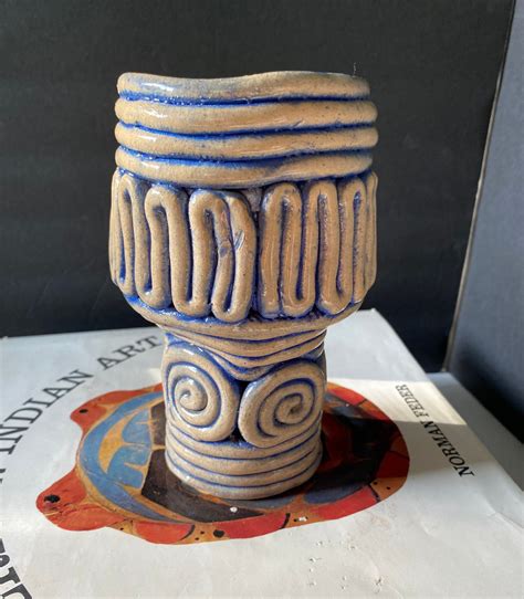 Coil Pottery Vase, Coil Ceramic Vase - Etsy