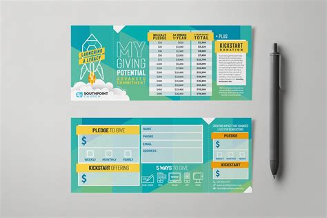 Church Pledge Card Template - Tisnyi.com