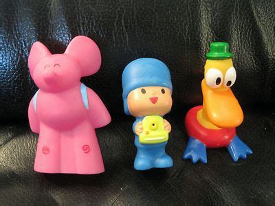 NEW POCOYO BATH TOYS PATO POCOYO & ELLY FIGURES POCOYO TOYS LOOSE NO PACKAGE | #373109235