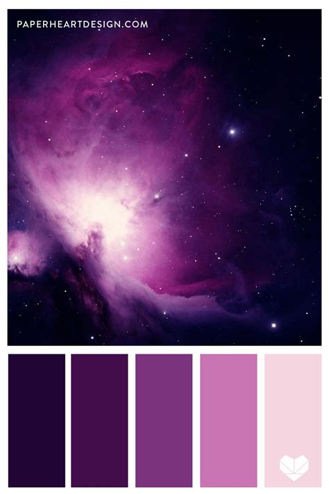 Outer Space Color Palette - Purple Color Scheme | Purple color schemes, Violet color palette ...