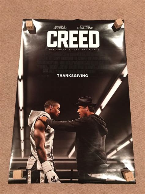 CREED MOVIE POSTER 2 Sided ORIGINAL Advance 27x40 ROCKY BALBOA | #1926323813