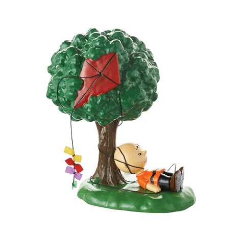 Dept. 56 Charlie Brown Kite Eating Tree Figurine | snoopn4pnuts.com