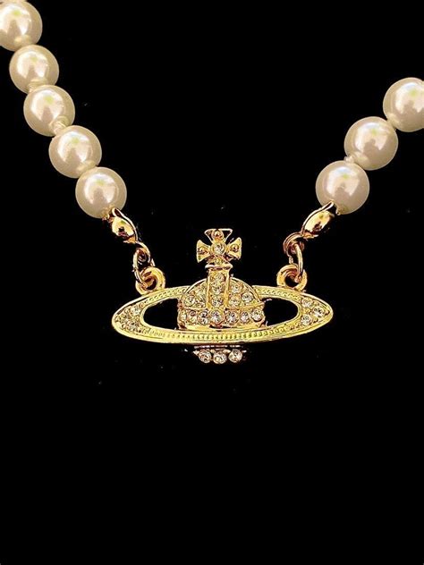 Vivienne Westwood Gold Pearl Necklace | Mercari in 2020 | Vivienne ...