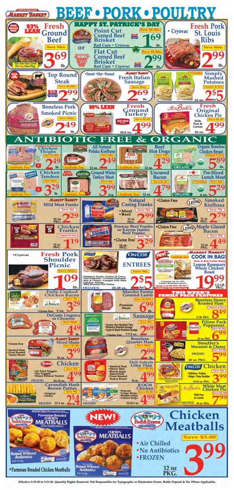 Market Basket Weekly Flyer Mar 15 – Mar 21, 2020