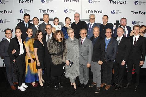 Steven Spielberg & the Cast of The Post Attend World Premiere in Washington - The Credits