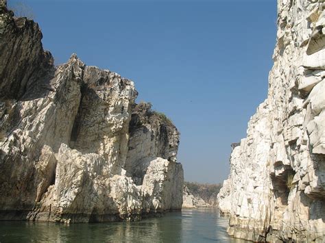 Marble Rocks In Bhedaghat Jabalpur India Photograph by Rohit Chowdhry