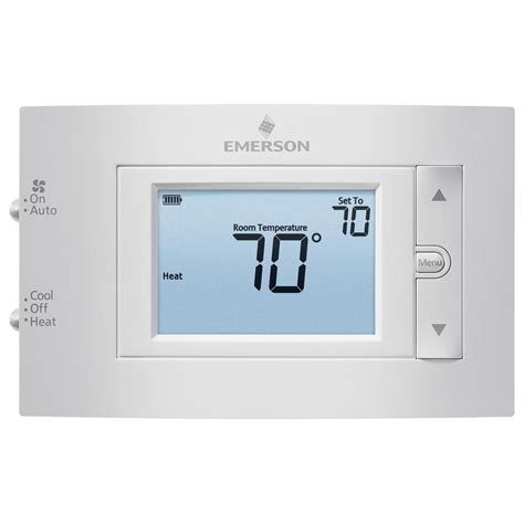 Emerson Digital Non-Programmable Thermostat-1F83C-11NP - The Home Depot