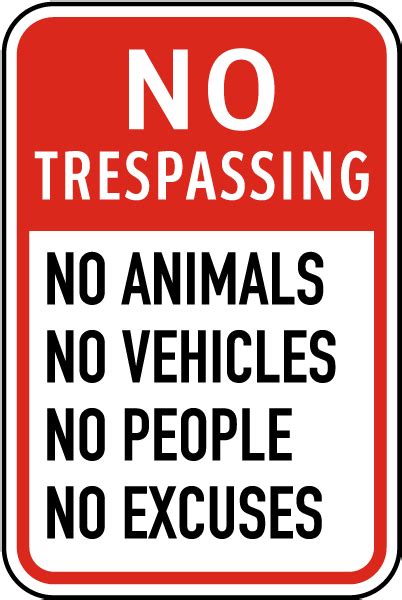 Announcing New Funny No Trespassing Signs – Funny Sign Friday - Safety ...