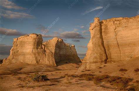 Monument Rocks, Kansas - Stock Image - F031/7820 - Science Photo Library