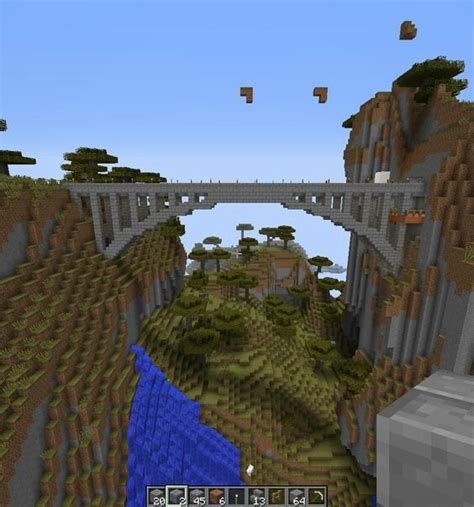 Castle bridge | Minecraft houses, Minecraft mountain castle, Minecraft construction