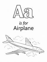 Avión 1 Letra A Para Colorear imprimir E Dibujar –ColoringOnlyCom sketch template