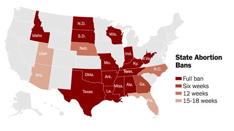 Abortion Bans Across the Country: Tracking Restrictions by State - The ...