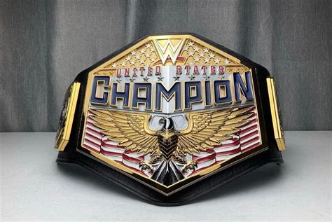 Buy AA Fitness Gear WWE United States Wrestling Champion Title 2020 Adult Size United States ...