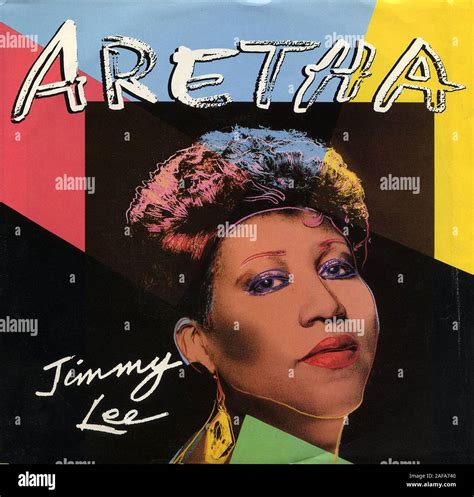 Aretha Franklin - Jimmy Lee - Vintage vinyl album cover Stock Photo - Alamy