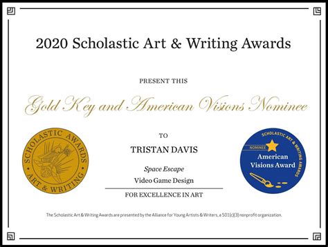 Art Room 161: 2020 Scholastic Art & Writing Awards