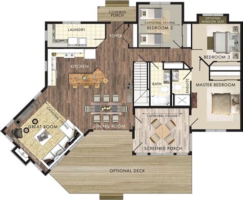 Stillwater Floor Plan Lake House Plans, New House Plans, Dream House Plans, Cabin Plans, Small ...