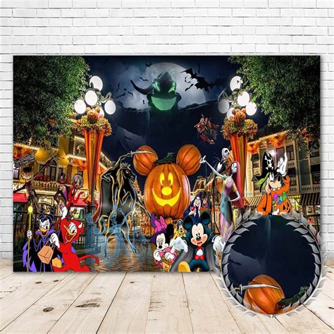 Buy YouRan Nightmare Before Christmas Halloween Backdrop for Kids 7x5 ...