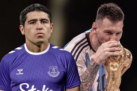 Everton 'signing' Juan Roman Riquelme hails Lionel Messi's World Cup ...